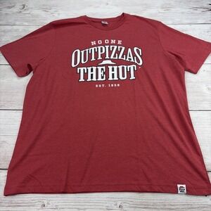 Pizza Hut No One Outpizzas the Hut Est. 1958 Red T-Shirt Men's XL Excellent